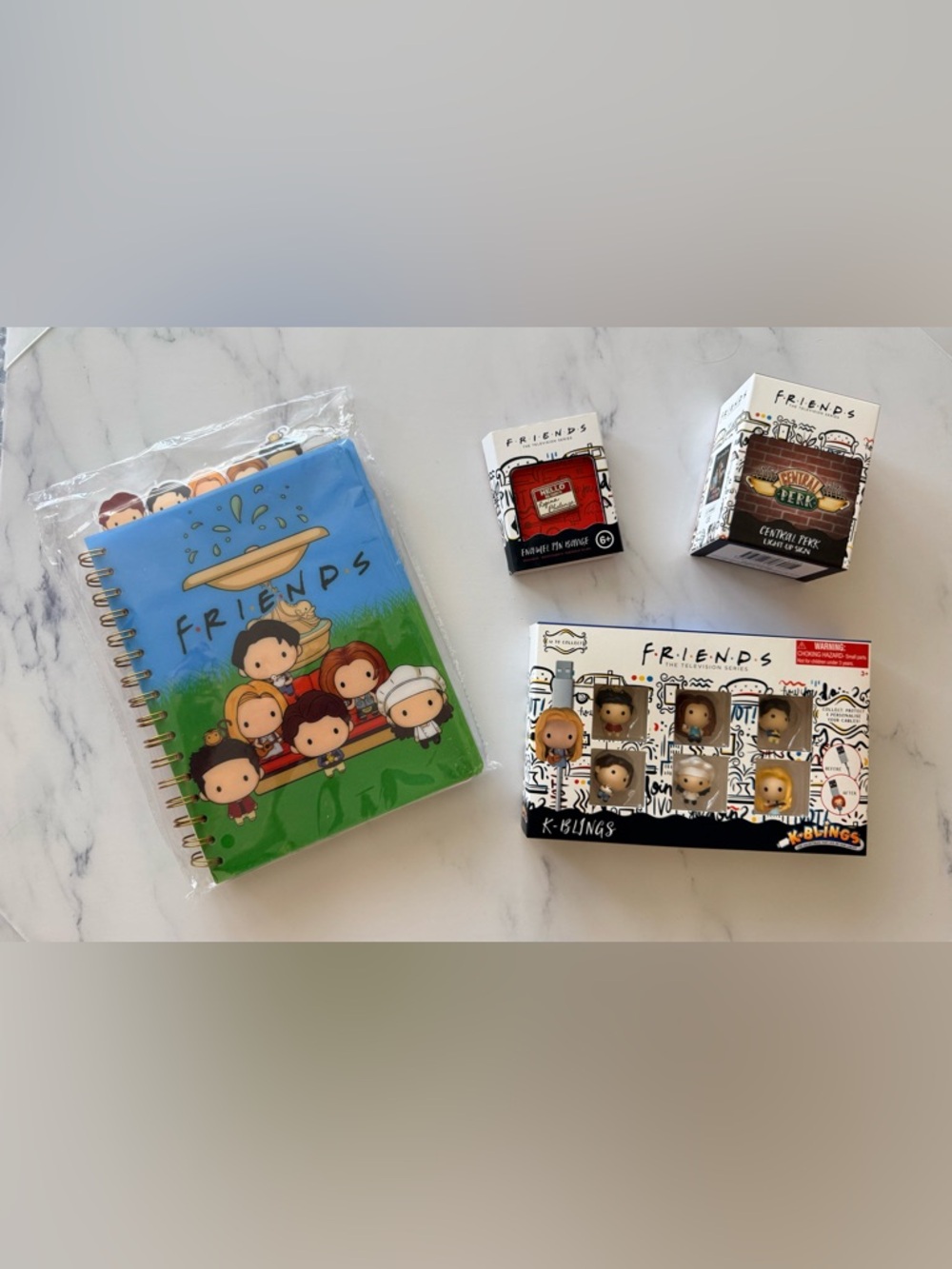 FRIENDS Bundle includes Character Notebook, character phone accessories, etc